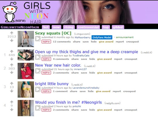 GirlsWithNeonHair