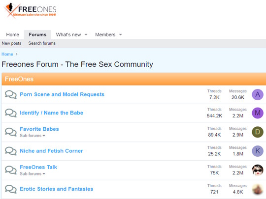 FreeOnes Forum