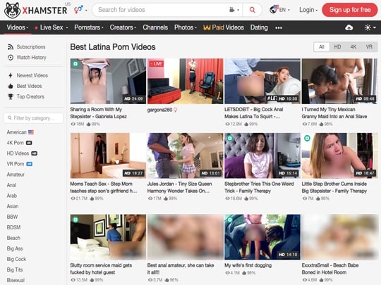 xHamster Latina