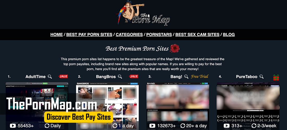 Discover Best Pay Sites on the Porn Map