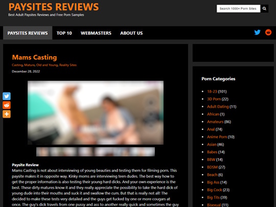 Paysites Reviews review thumbnail
